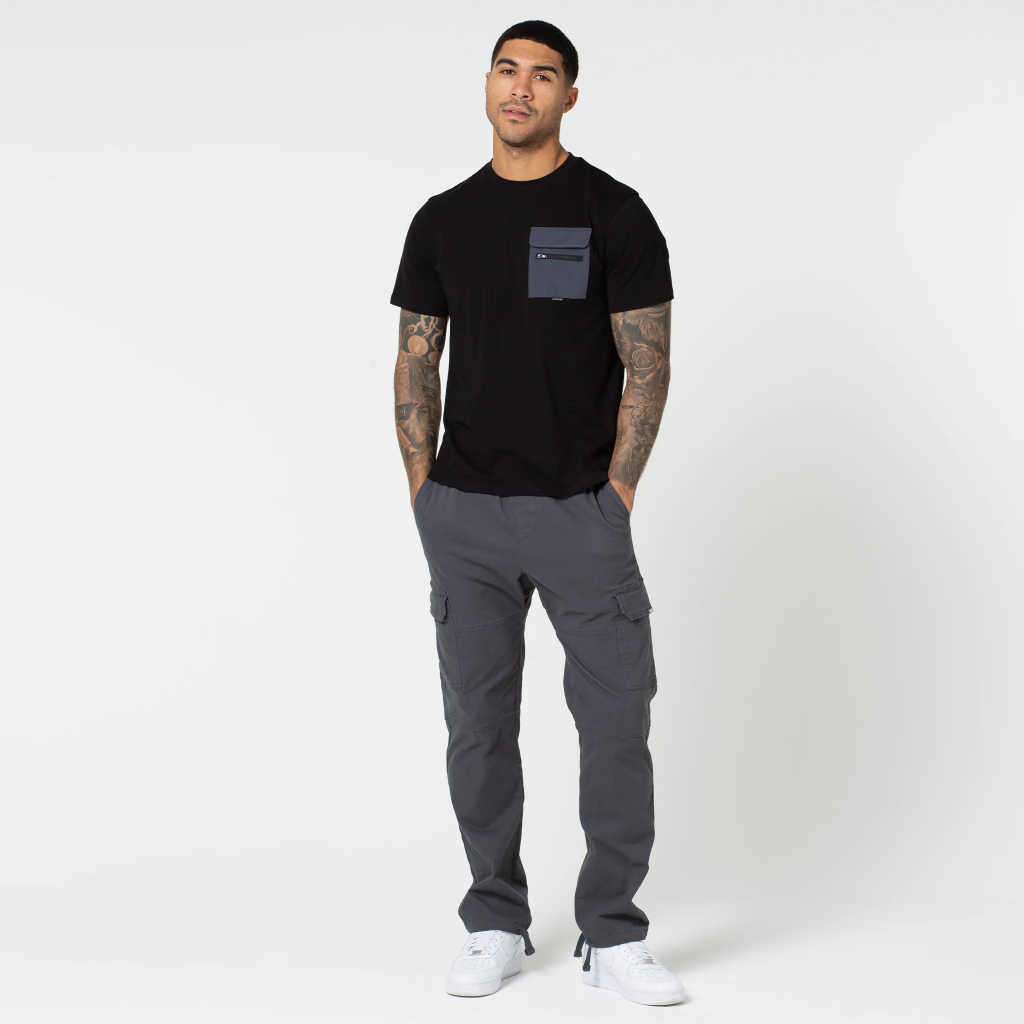 Pocket Utility T-Shirt | Black