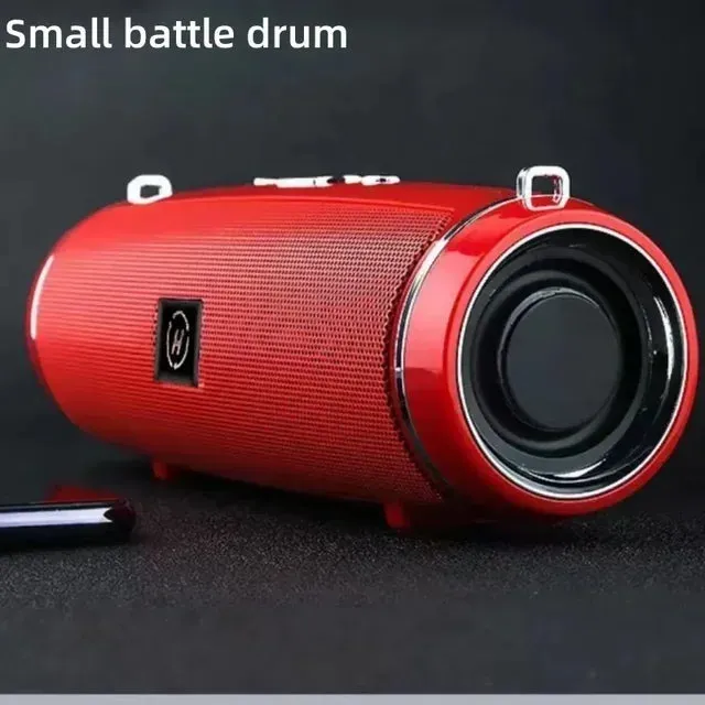 Portable Wireless Bluetooth Speaker IPX7 Waterproof Outdoor HIFI Pillar Speaker Subwoofer Stereo Speaker FM Radio TF Boom Box