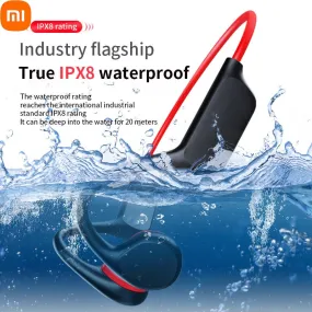 Professional IPX8 Waterproof Bone Conduction Swimming Headphones Bluetooth 5.3