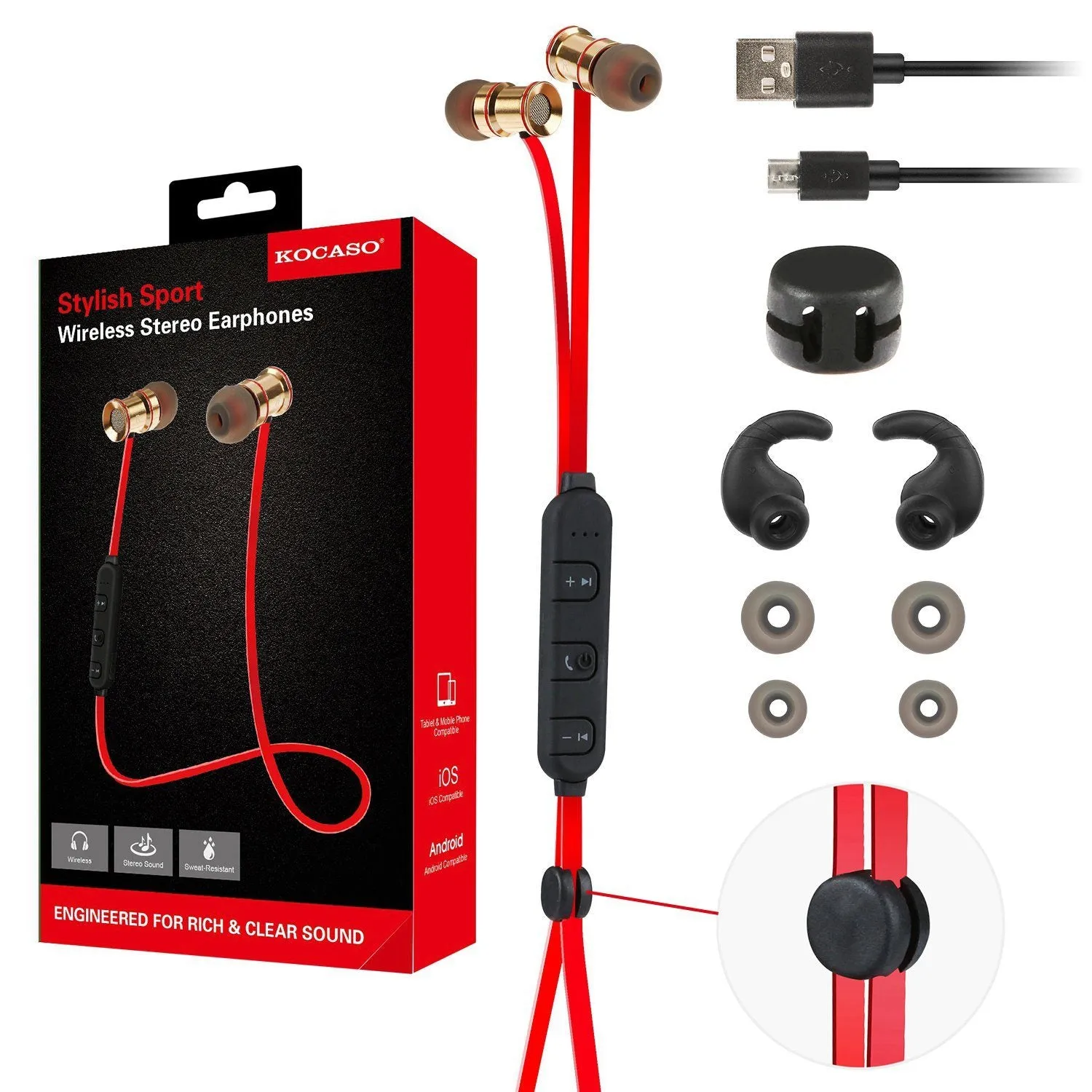 Sports Headset Wireless V4.1 In-Ear Headphones