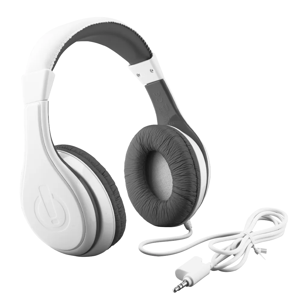 Wired Headphones for Kids White