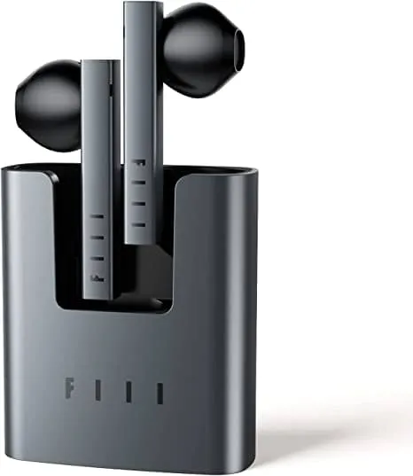 Wireless Earbuds - FIIL T1X TWS True Wireless Earbuds Cordless, Bluetooth 5.0 Earphones with Microphone, Bass Bluetooth Earbuds, Noise-Cancelling, Sweatproof Wireless Headphones for iPhone & Android