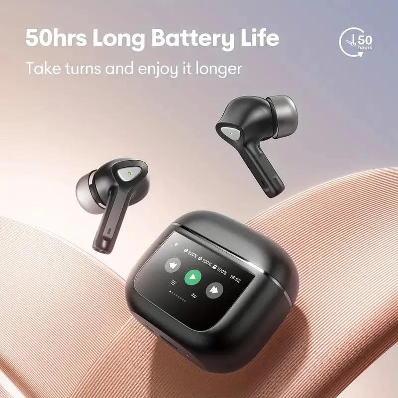 Wireless Earbuds with Smart Touch Screen Charging Case